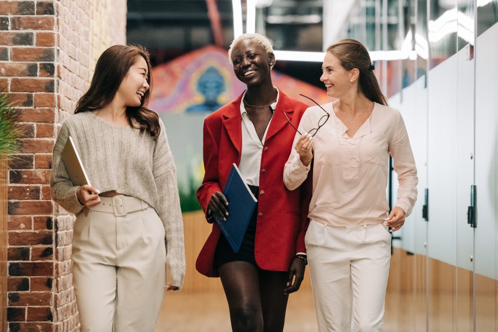 Group of happy employees